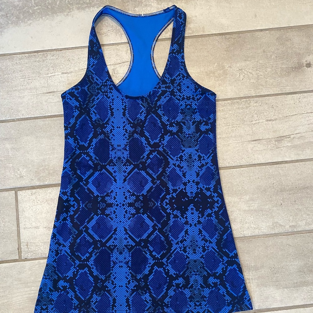 Lululemon Snakeskin Racerback Tank